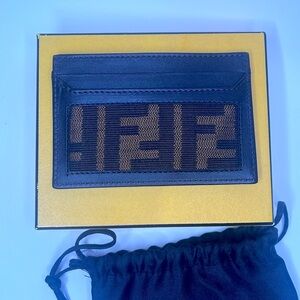 Authentic Fendi Card Case New